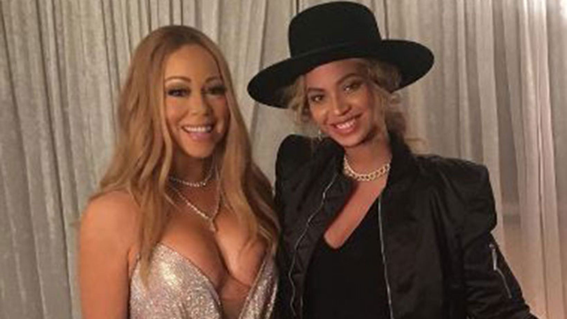 Beyonce supports Mariah Carey as they pose with their children backstage: see sweet picture
