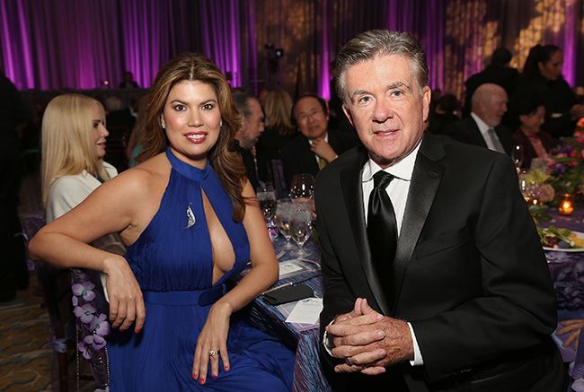 Alan Thicke with his wife Tanya