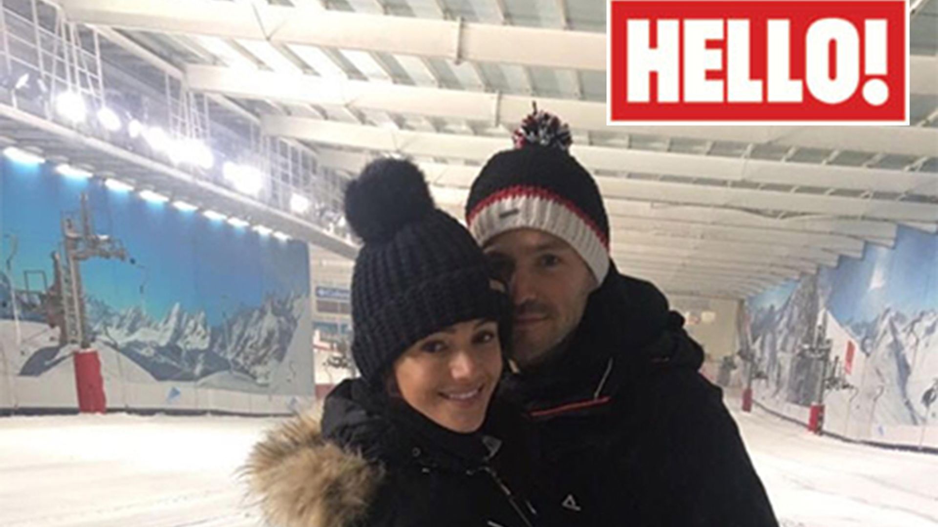 Michelle Keegan and Mark Wright are learning to ski – see the photos!