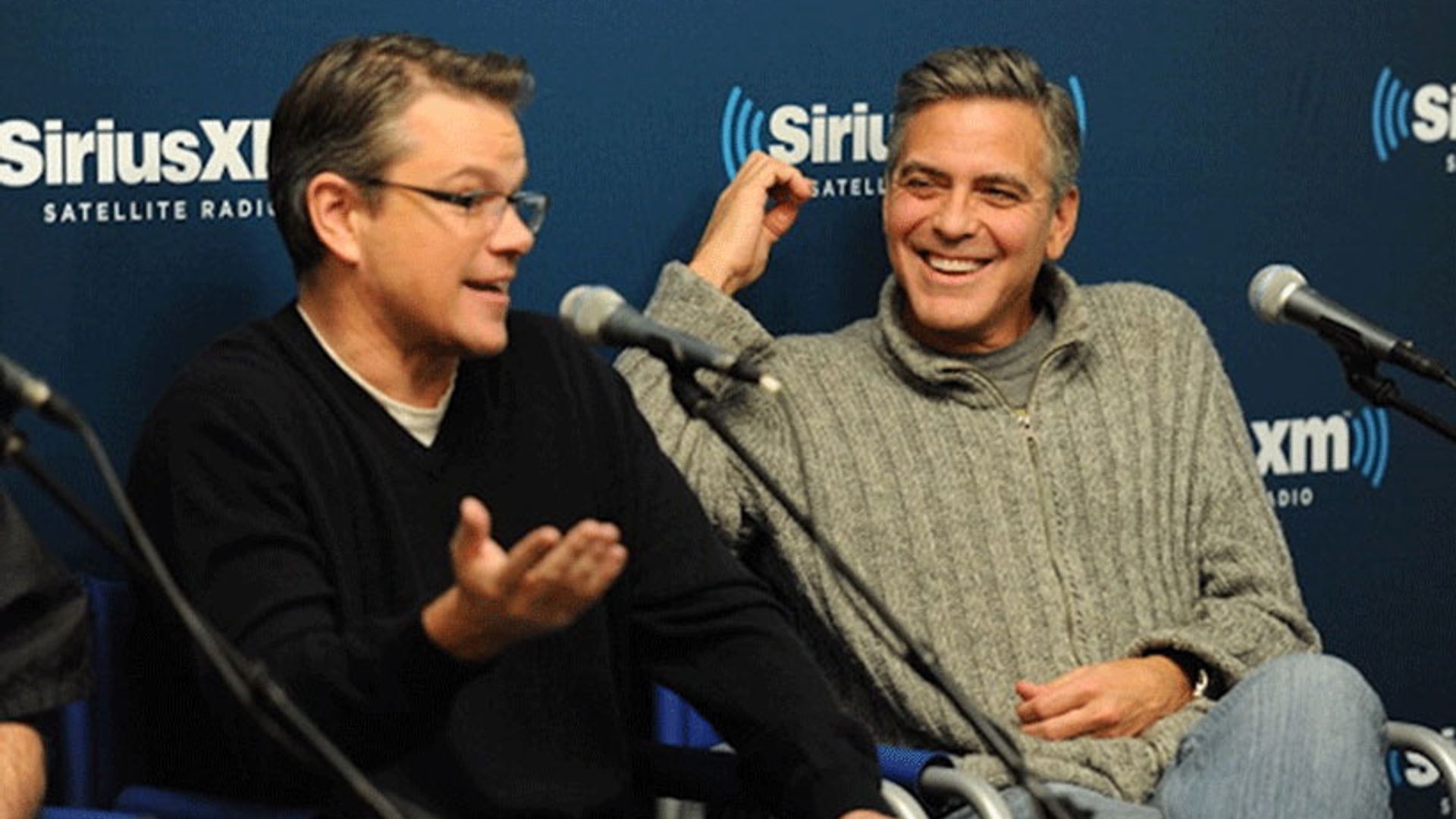 George Clooney's friends are teasing him about being an 'old dad', reveals Matt Damon