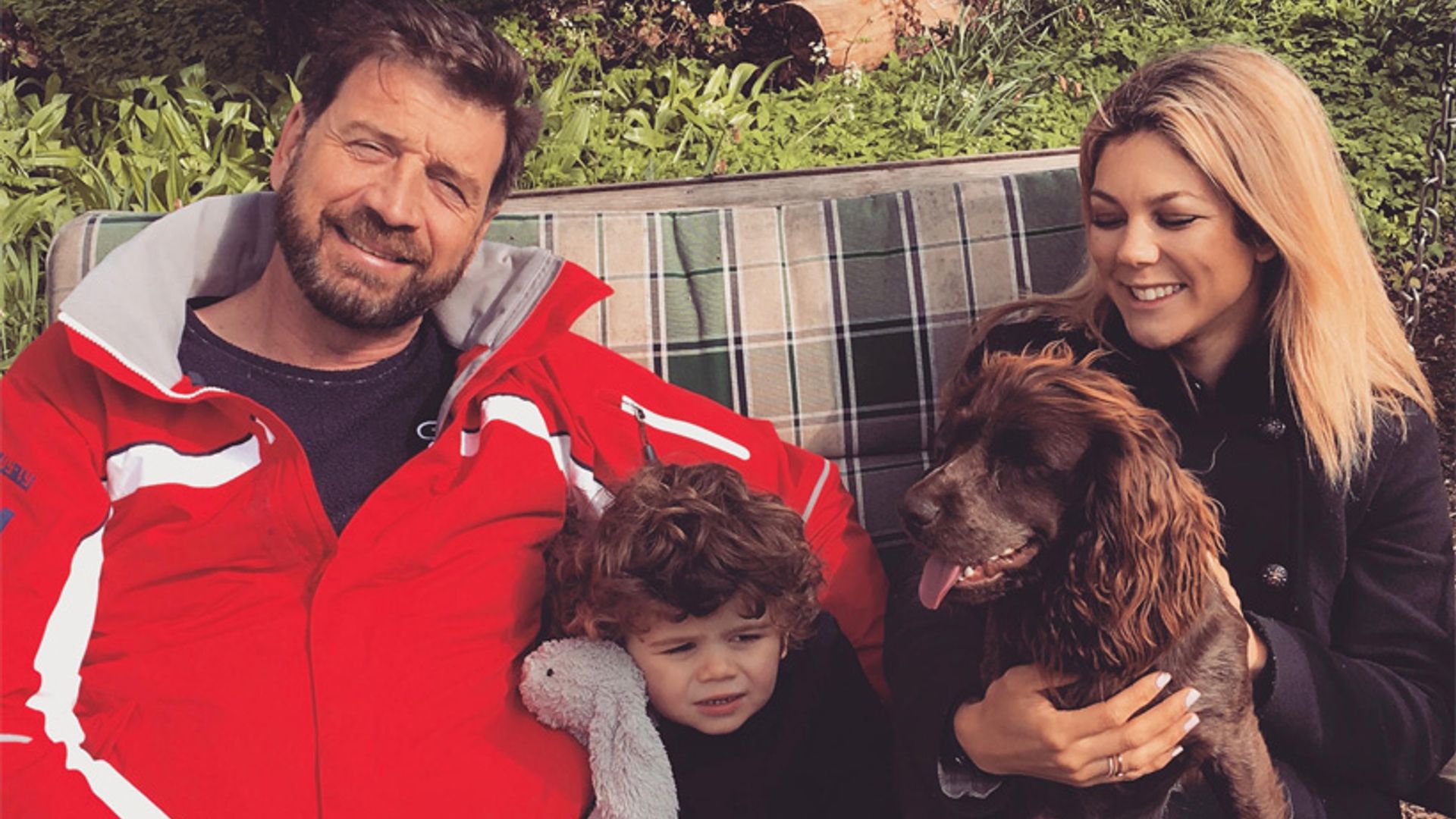 Nick Knowles and ex-wife Jessica reunite for bank holiday with son Eddie