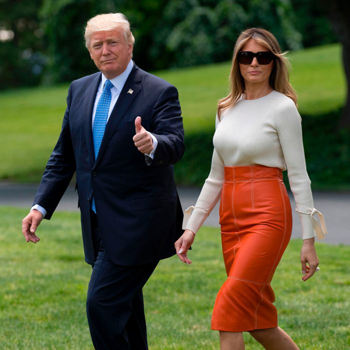 Image result for melania trump style first lady visits