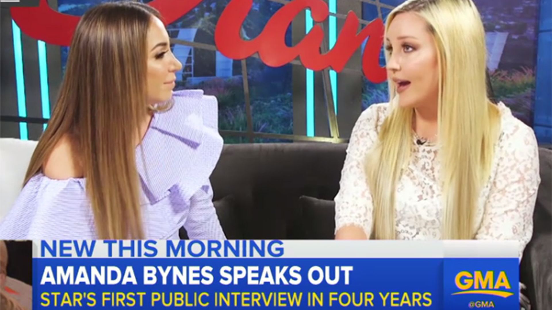 Amanda Bynes returns to the spotlight for first time in four years