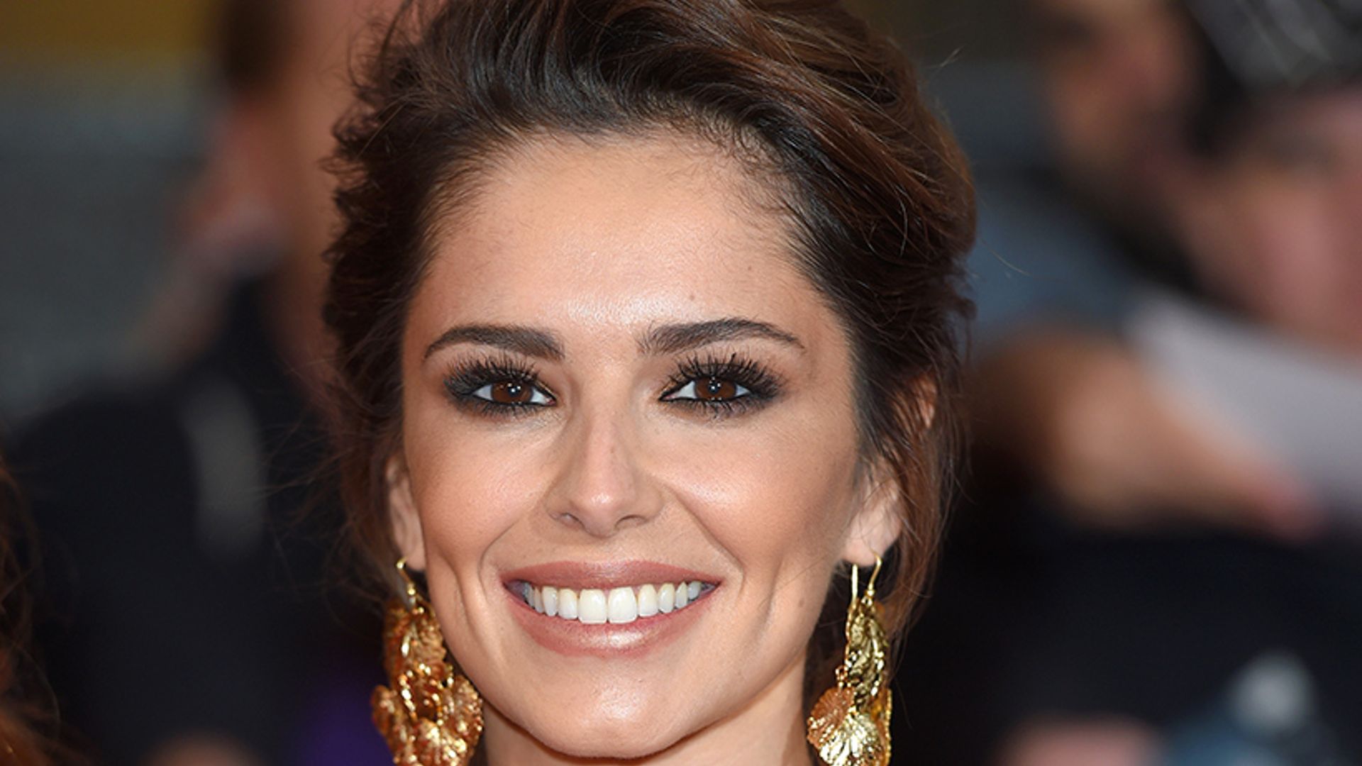 Cheryl is pictured in public for first time since baby Bear's birth