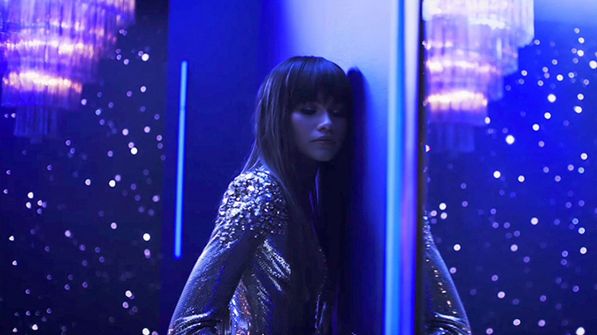 Zendaya sparkles in new Bruno Mars video
