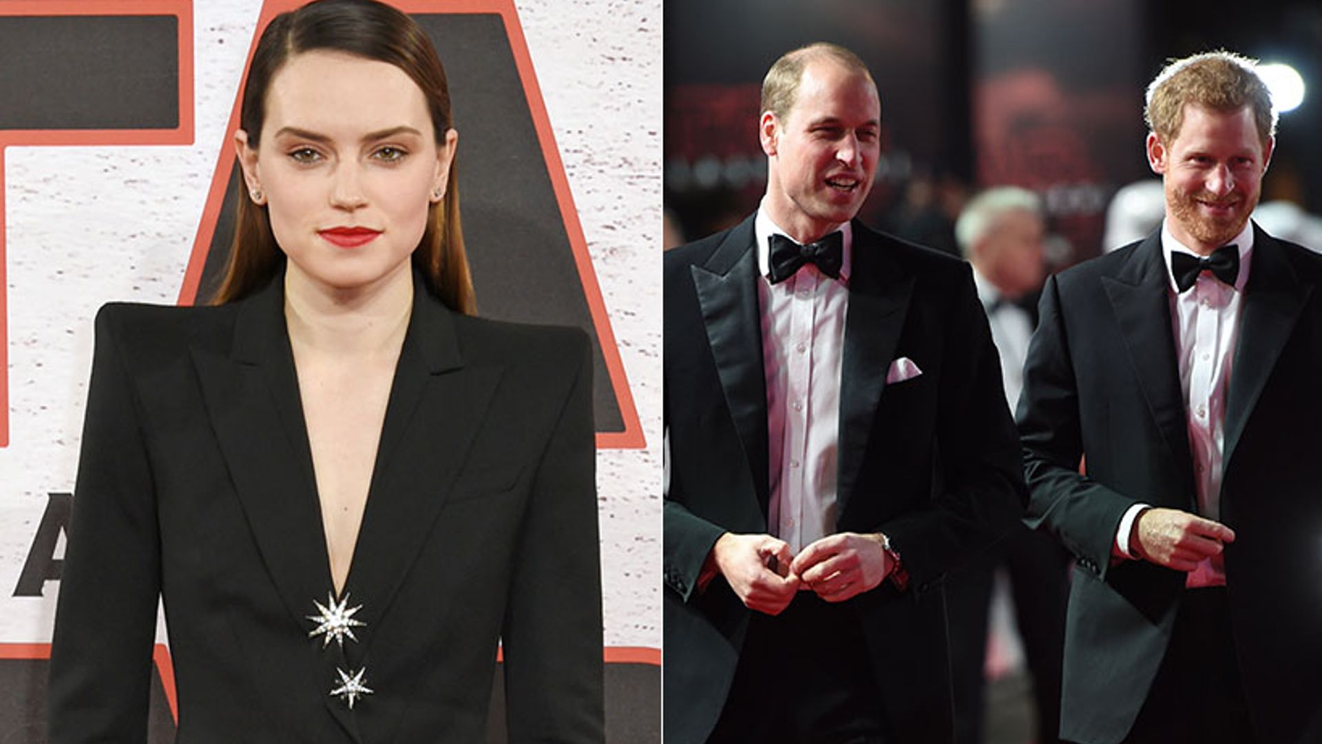 Star Wars actress Daisy Ridley reveals meeting Prince William and Prince Harry was 'awkward'