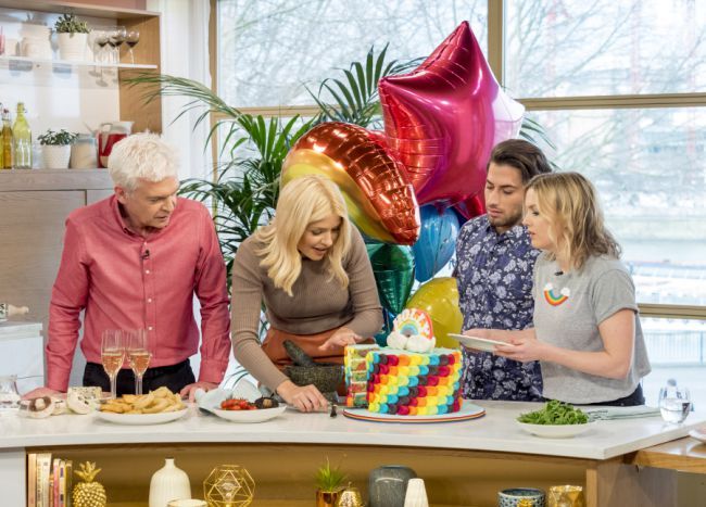 Holly Willoughby birthday this morning