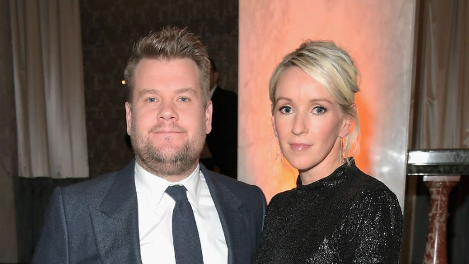 James Corden makes rare appearance with wife Julia following arrival of third baby