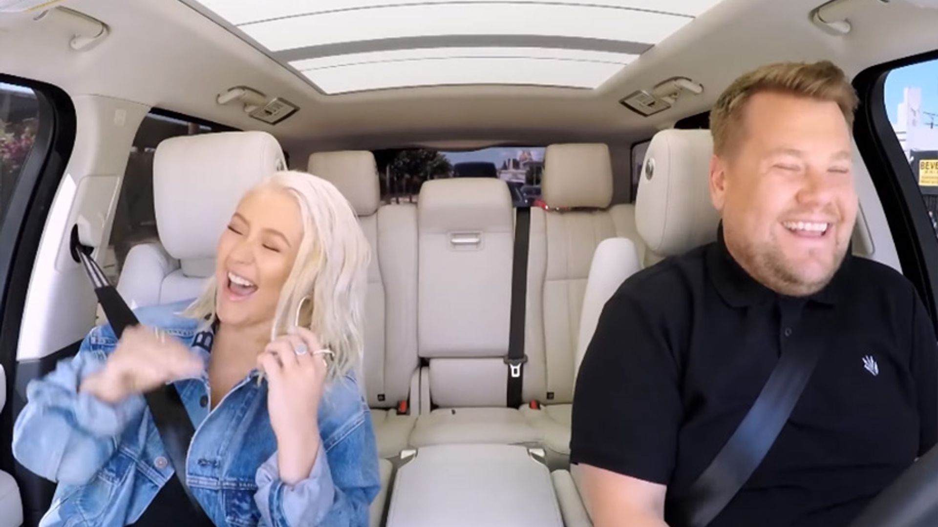 Watch Christina Aguilera's epic Carpool Karaoke with James Corden