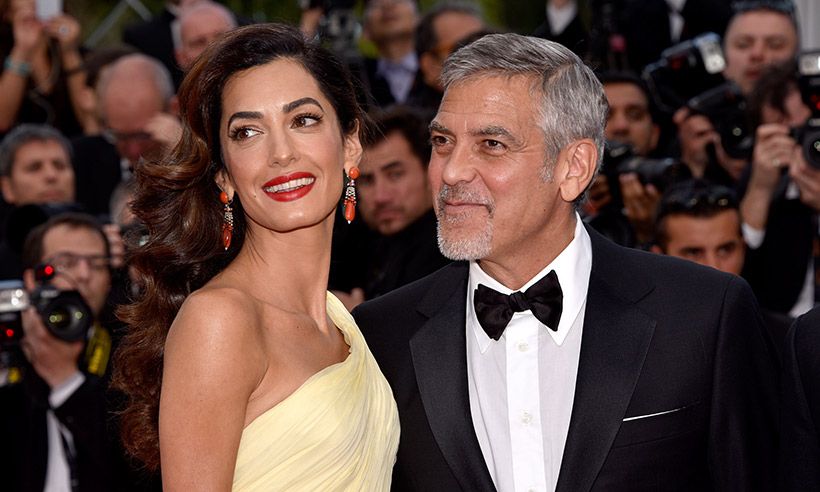 George and Amal Clooney attending royal wedding