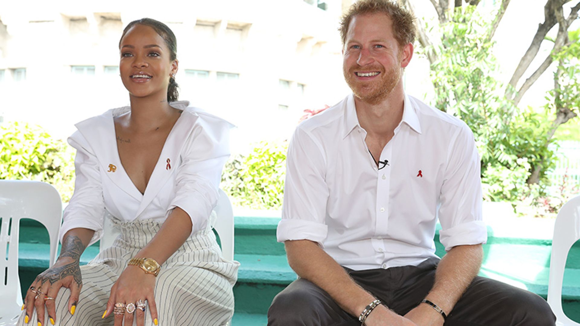 Rihanna had the sassiest response when asked if she's attending Prince Harry's wedding