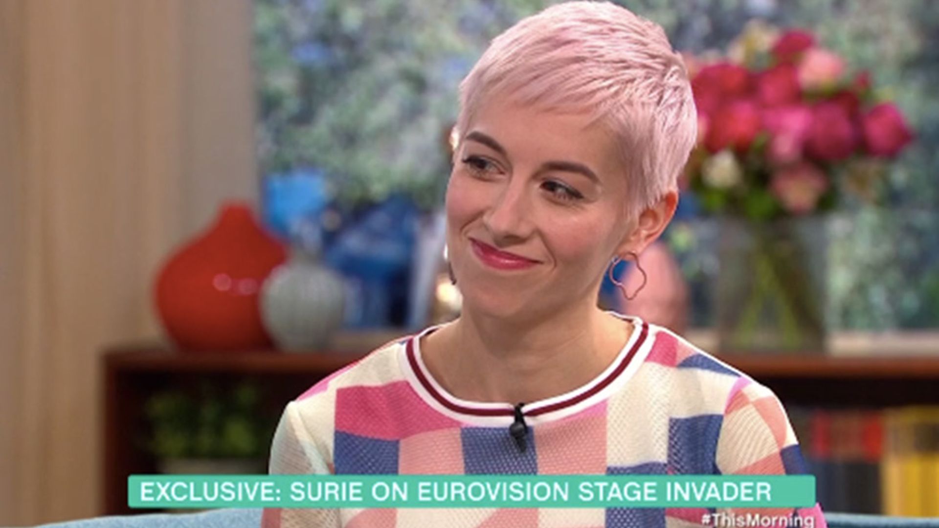 Eurovision star SuRie left with bruises after encounter with stage invader