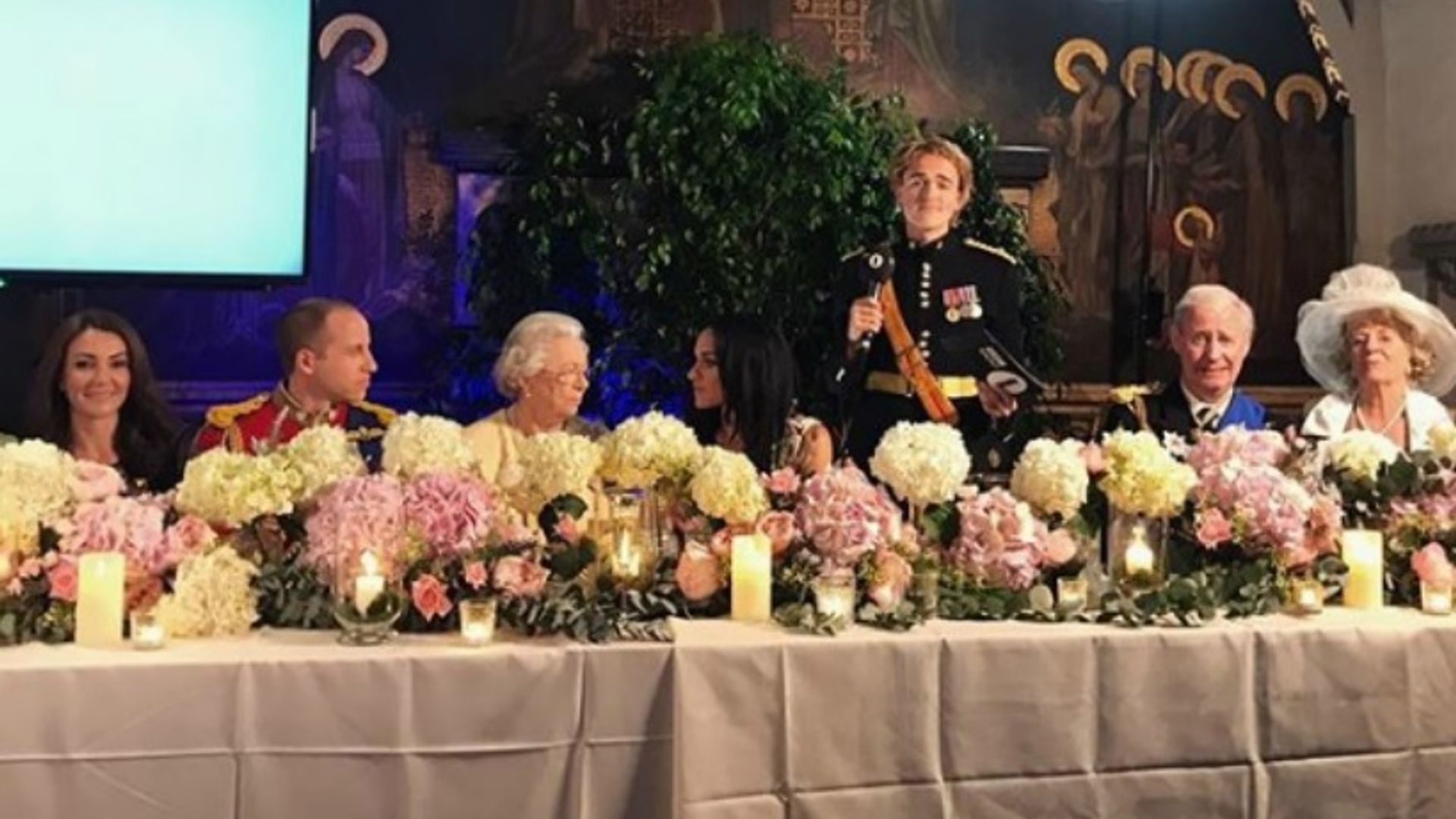 Tom Fletcher royal wedding speech t