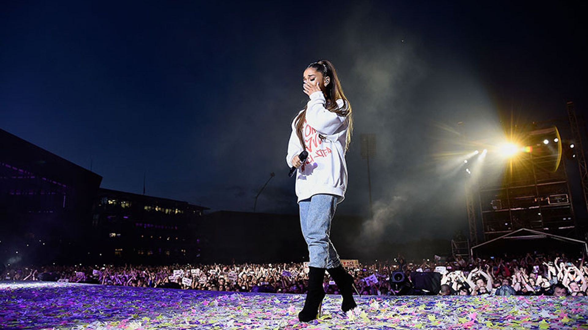 Ariana Grande at One Love Manchester