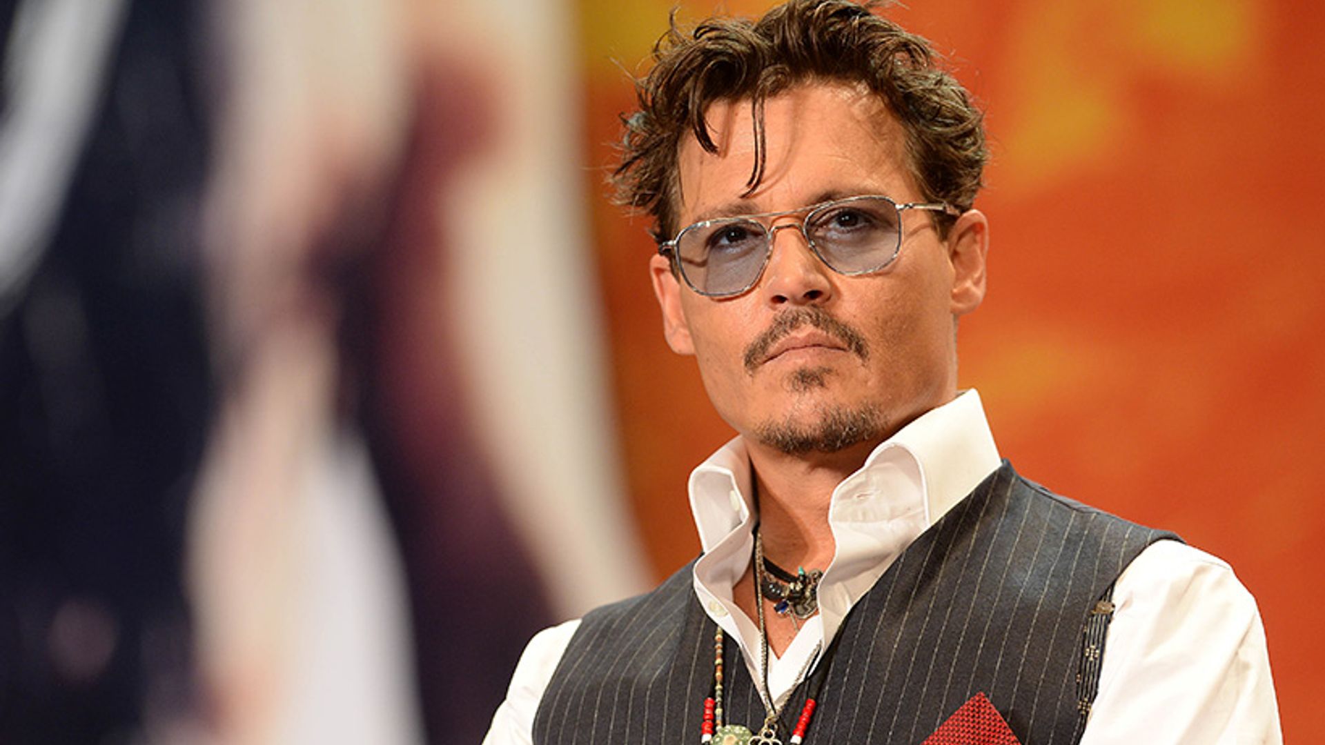 Johnny Depp wearing sunglasses
