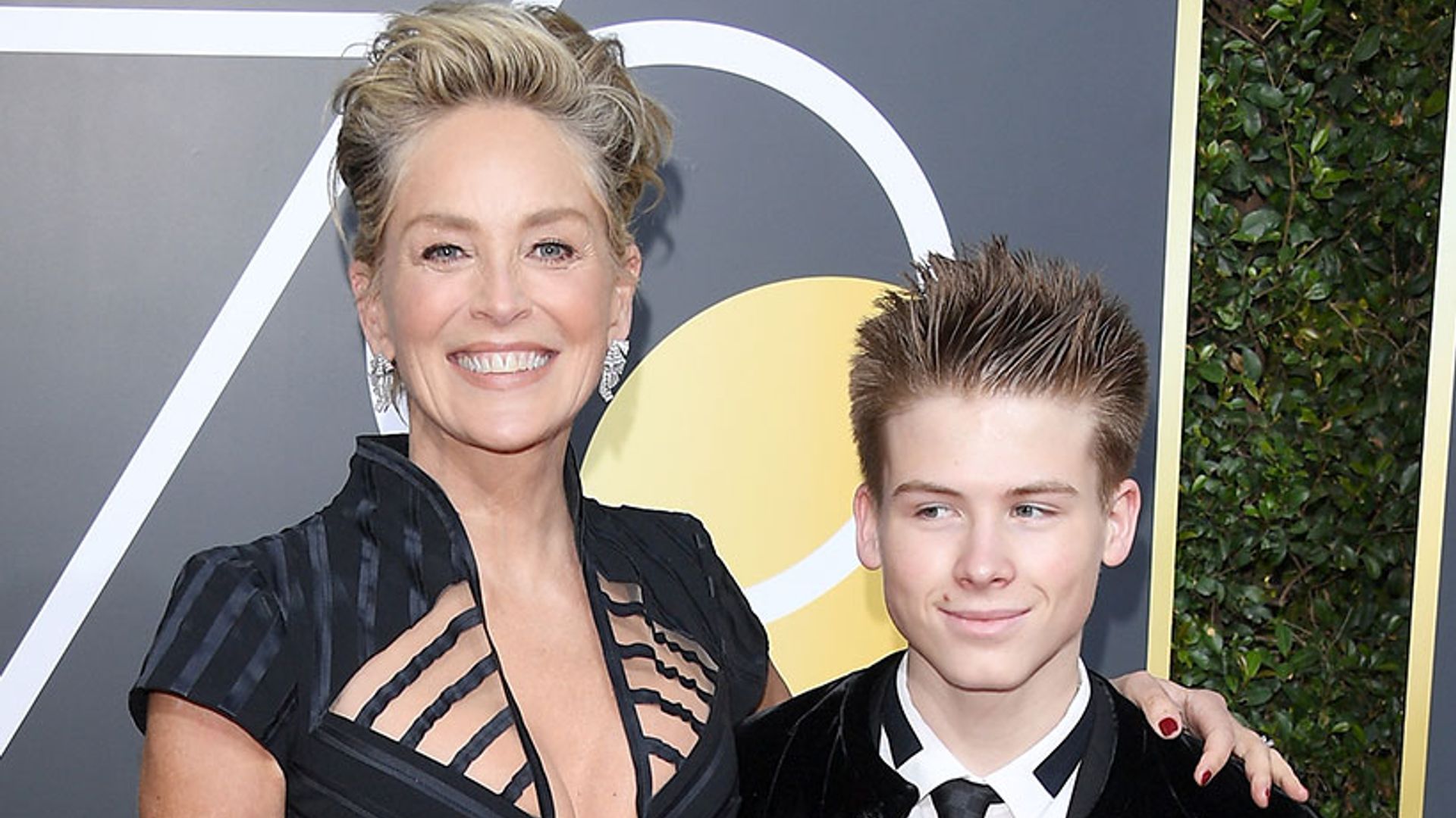Image result for sharon stone and her son