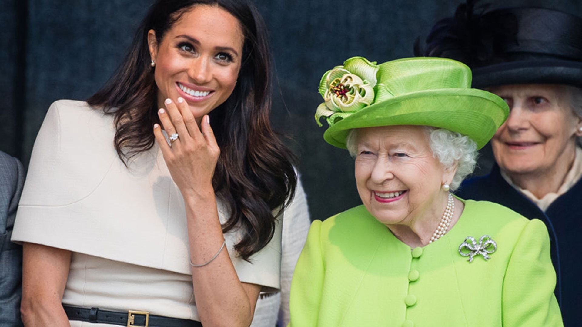 Image result for meghan and the queen