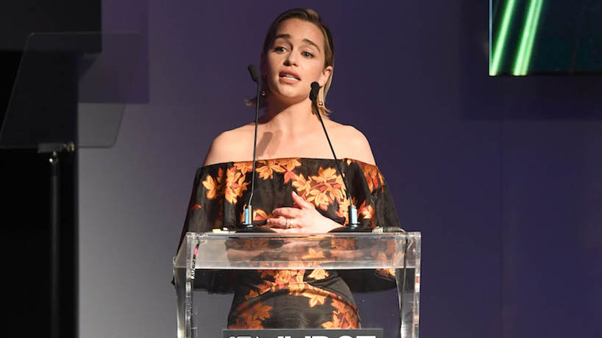 Emilia Clarke pays emotional tribute to the nurses that cared for her late father