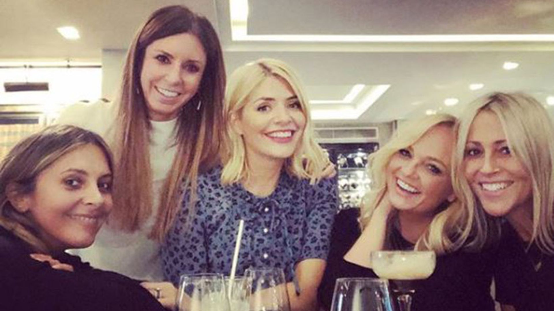 Holly Willoughby enjoys girly night out with Emma Bunton and Nicole Appleton - see pictures