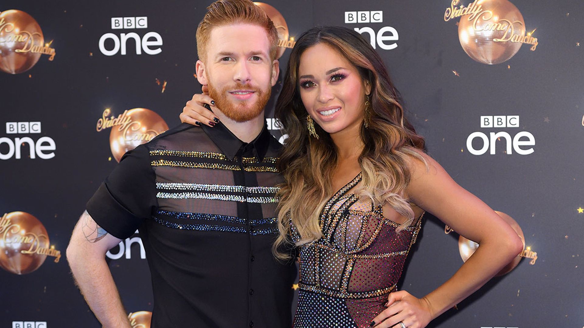 Neil and Katya Jones put on a united front 