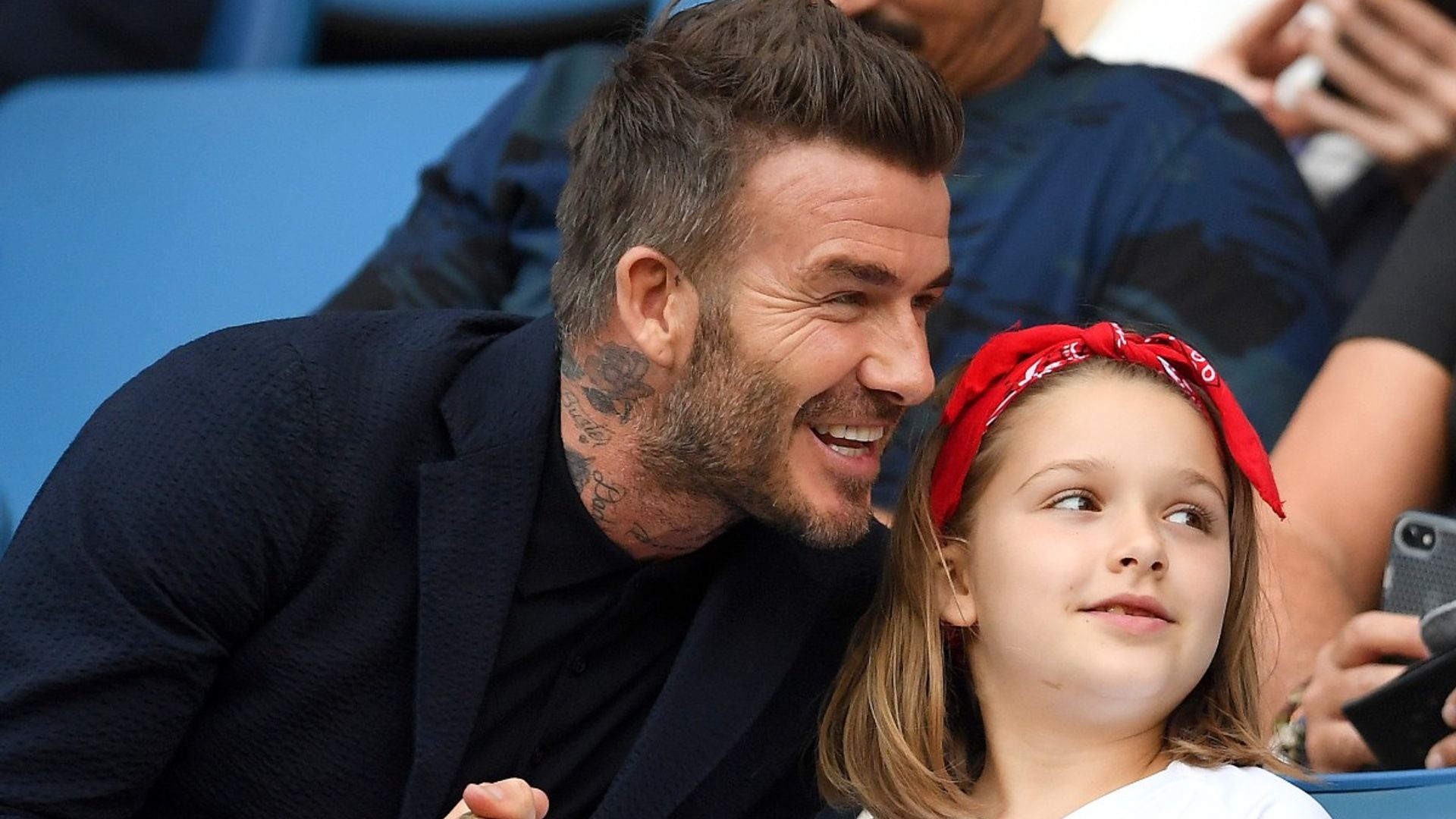 David Beckham just got flowers from daughter Harper - with a ...