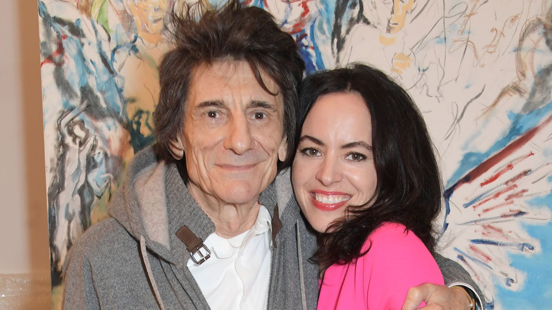 Ronnie Wood shares gorgeous photos of twins in birthday tribute to wife Sally
