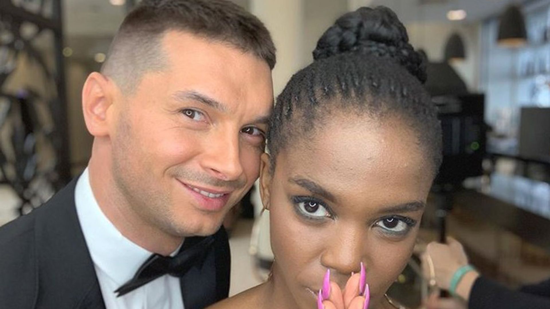 Oti Mabuse reveals the plus side to self-isolating with husband Marius Iepure