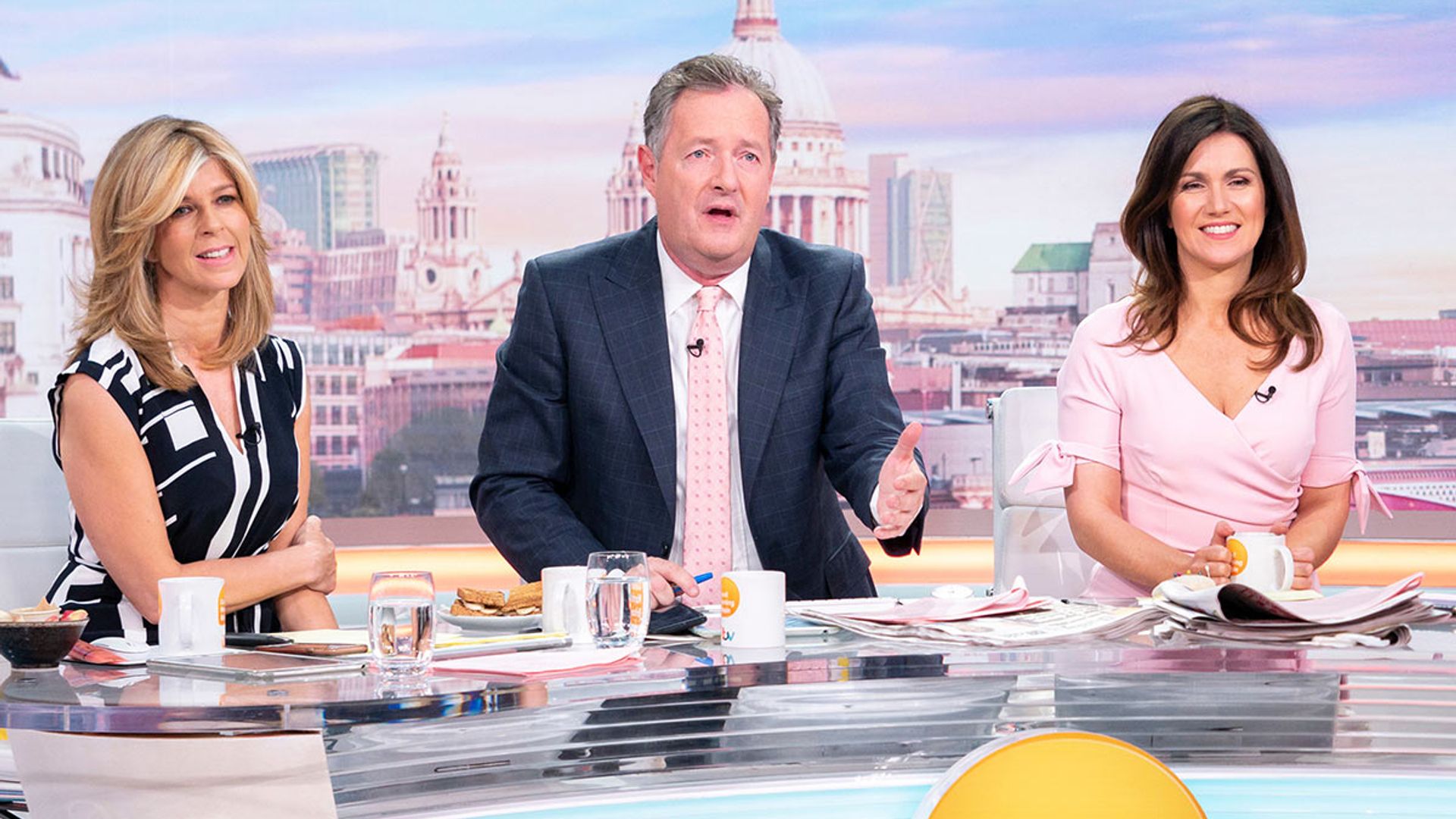 Tearful Piers Morgan and Susanna Reid give update on Kate Garraway's husband's condition after coronavirus hospitalisation