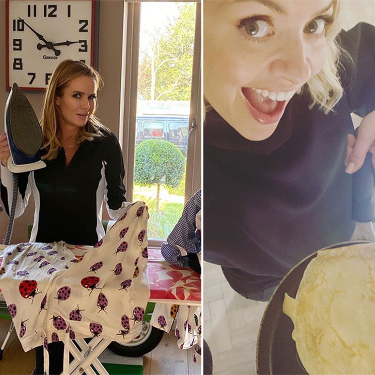 11 celebrities coping with household chores on lockdown just like the rest of us