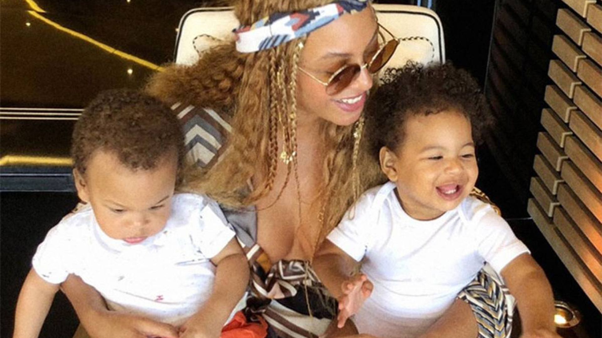 Beyonce Sparks Reaction As Daughter Blue Ivy And Twins Sir And Rumi Make Rare Appearance During Lockdown In New Video Hello