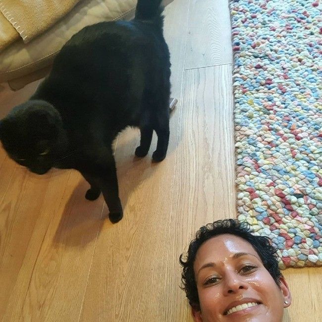 naga munchetty black cat