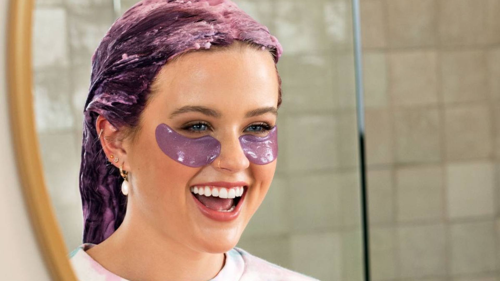 Reese Witherspoons Daughter Ava Sparks Reaction With Purple Hair 