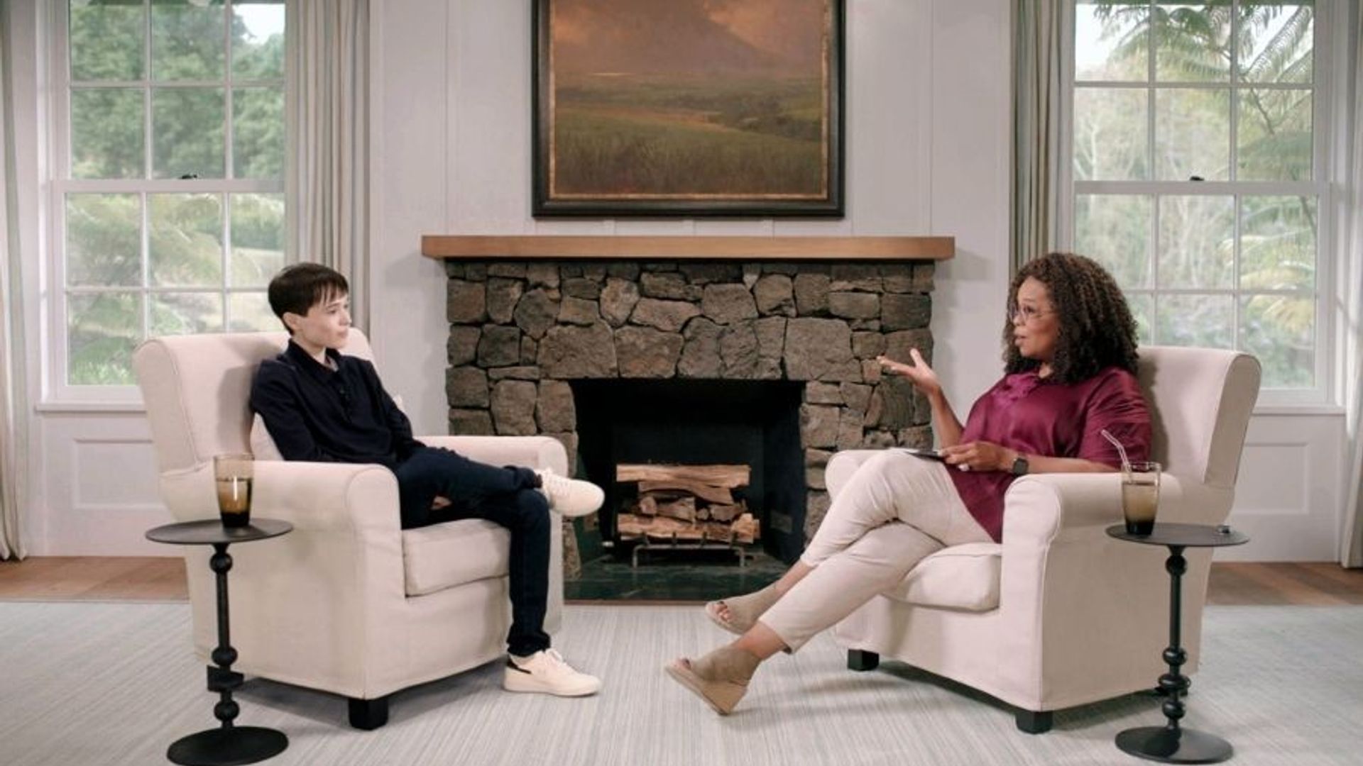 Elliot Page opens up to Oprah Winfrey in emotional first TV interview since coming out as transgender