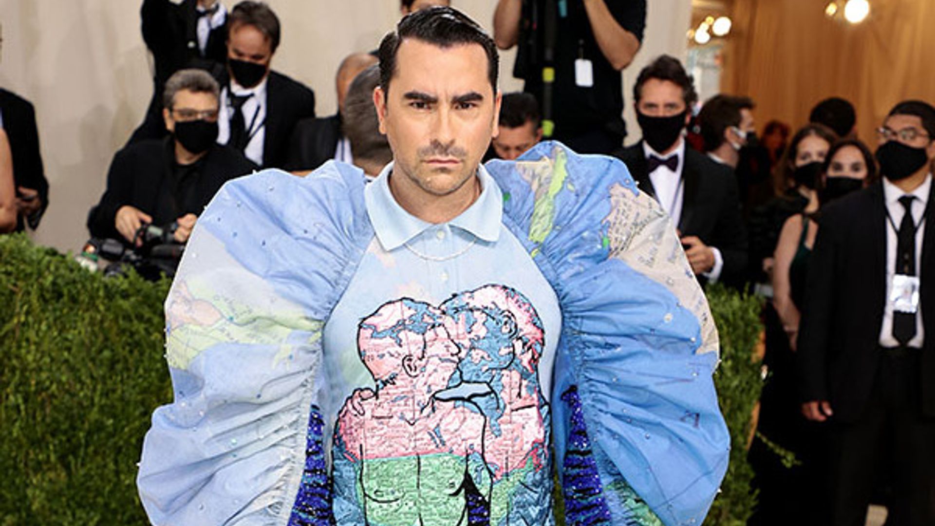 Dan Levy makes his Met Gala debut in poignant outfit that celebrates LGBTQ+ love and resilience
