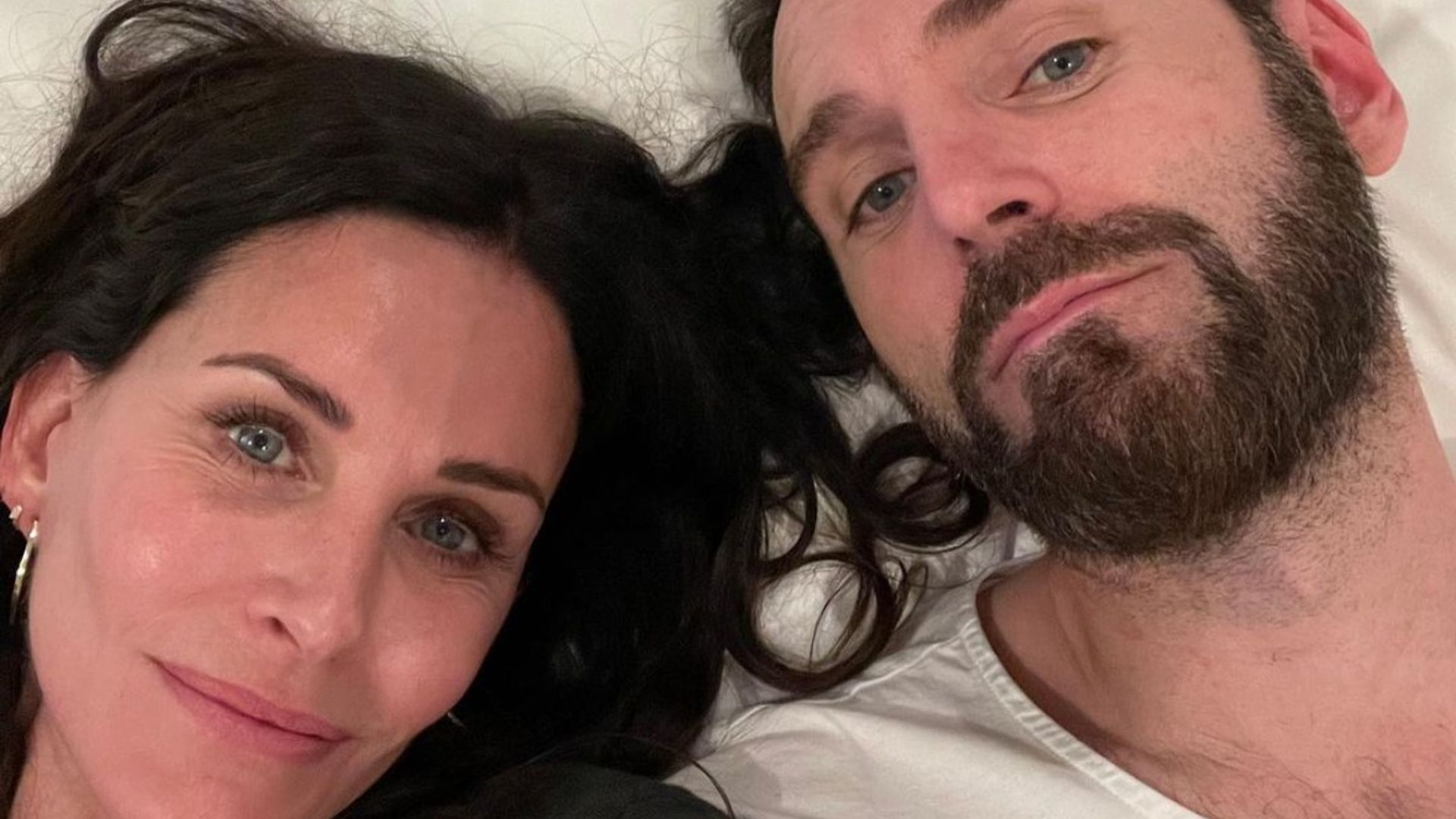 Courteney Cox poses with fans as she makes rare appearance with boyfriend Johnny McDaid