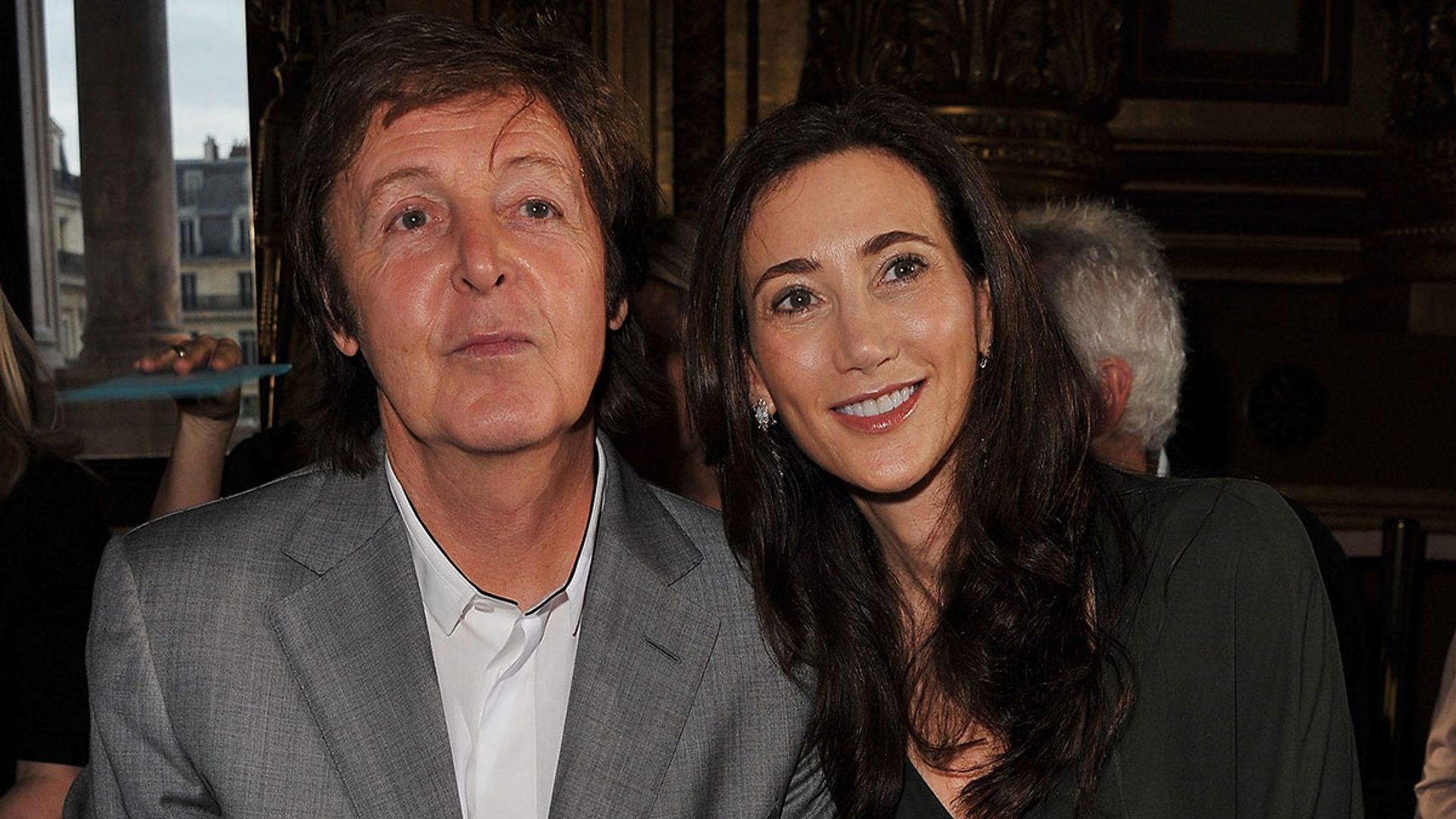 Paul McCartney cosies up to wife Nancy Shevell as they celebrate milestone anniversary