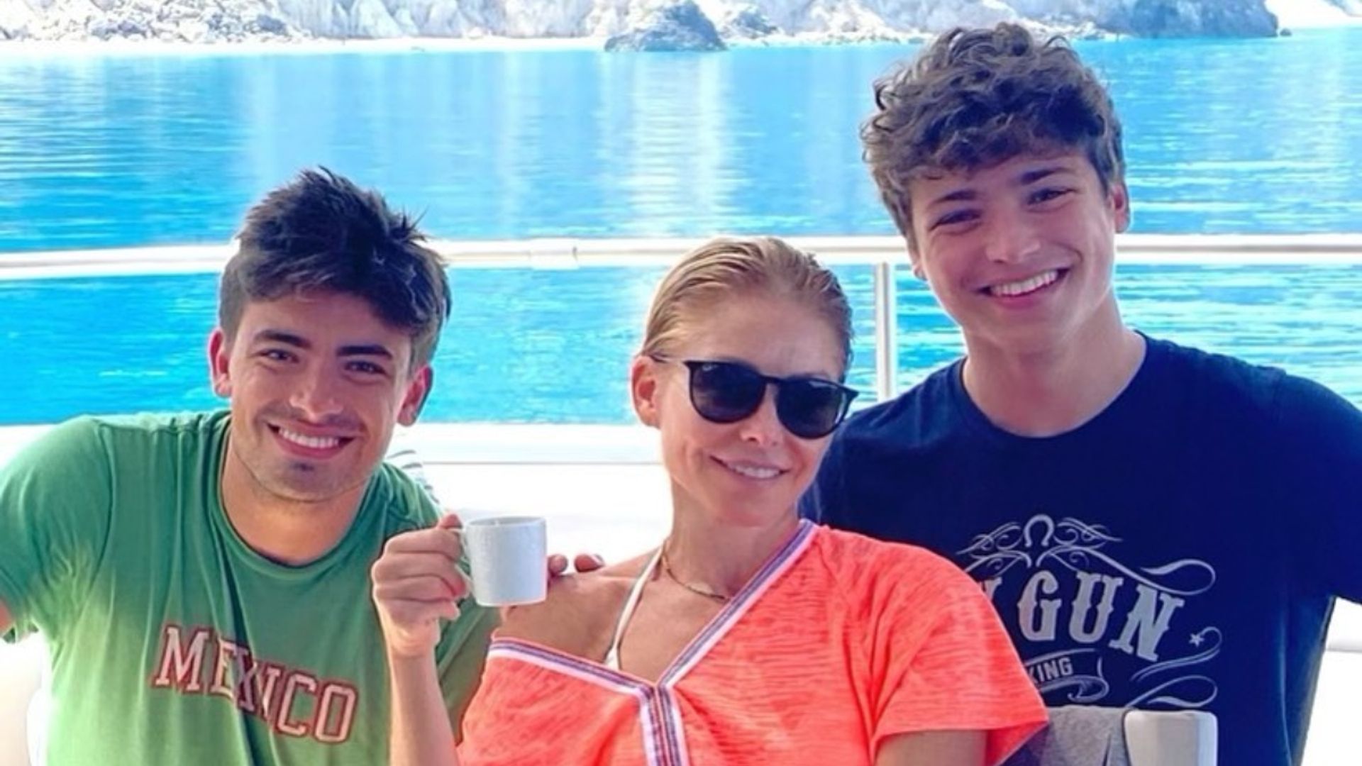 Kelly Ripa reunites with sons Michael and Joaquin for special event - see photos