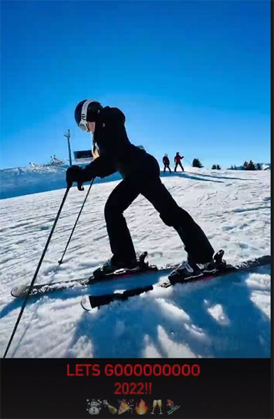 madonna-skiing