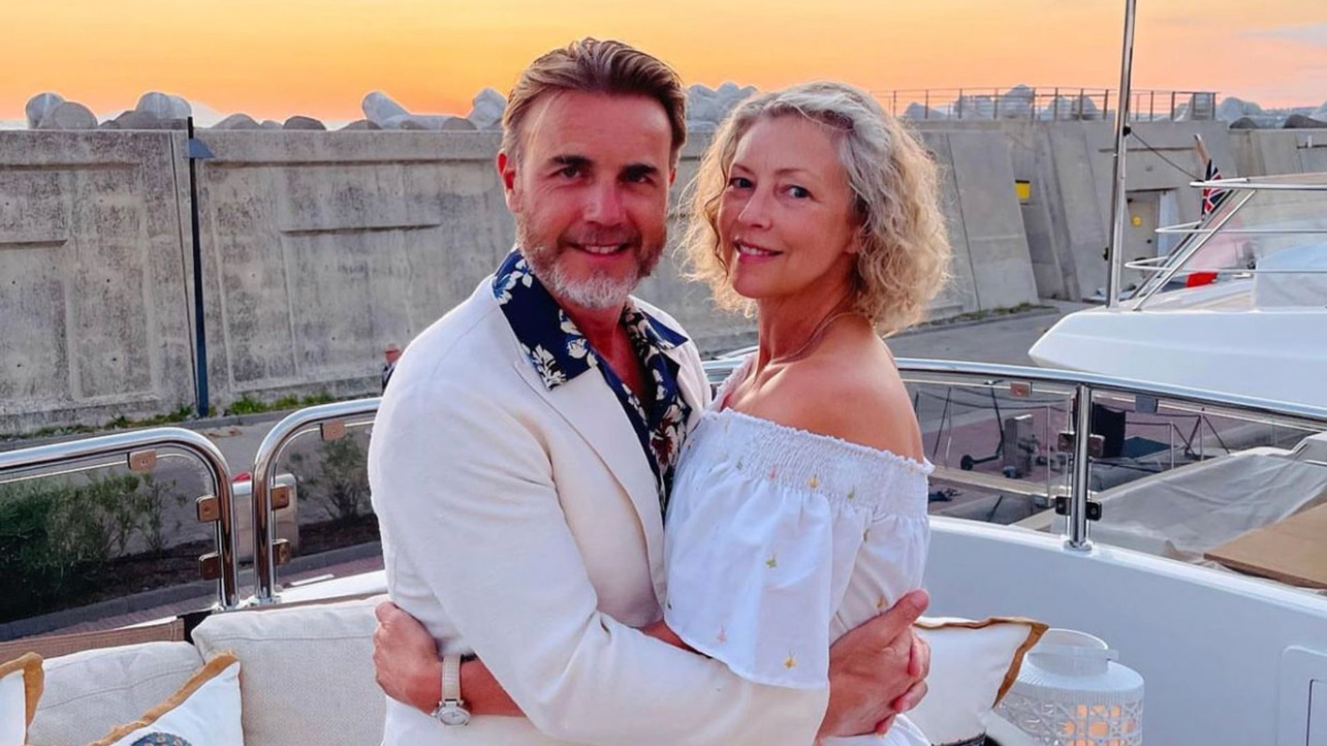 Gary Barlow and his wife Dawn have a BIG reason to celebrate! Photos