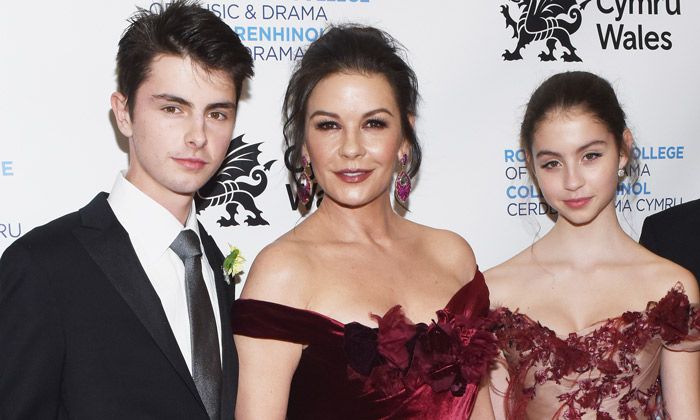 Catherine Zeta-Jones's children are NOT impressed in new family video – 'Just wave and smile for her'