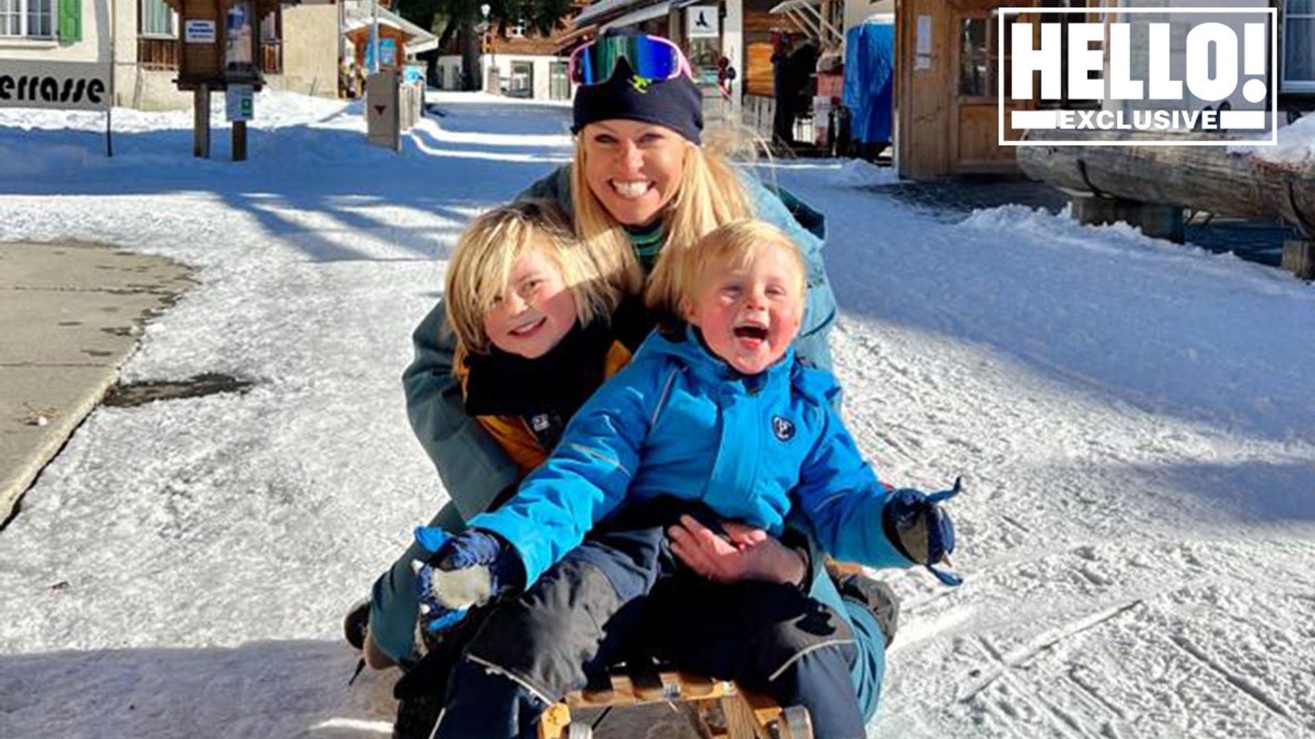 Exclusive: Chemmy Alcott talks exciting family adventure in the mountains with her young sons