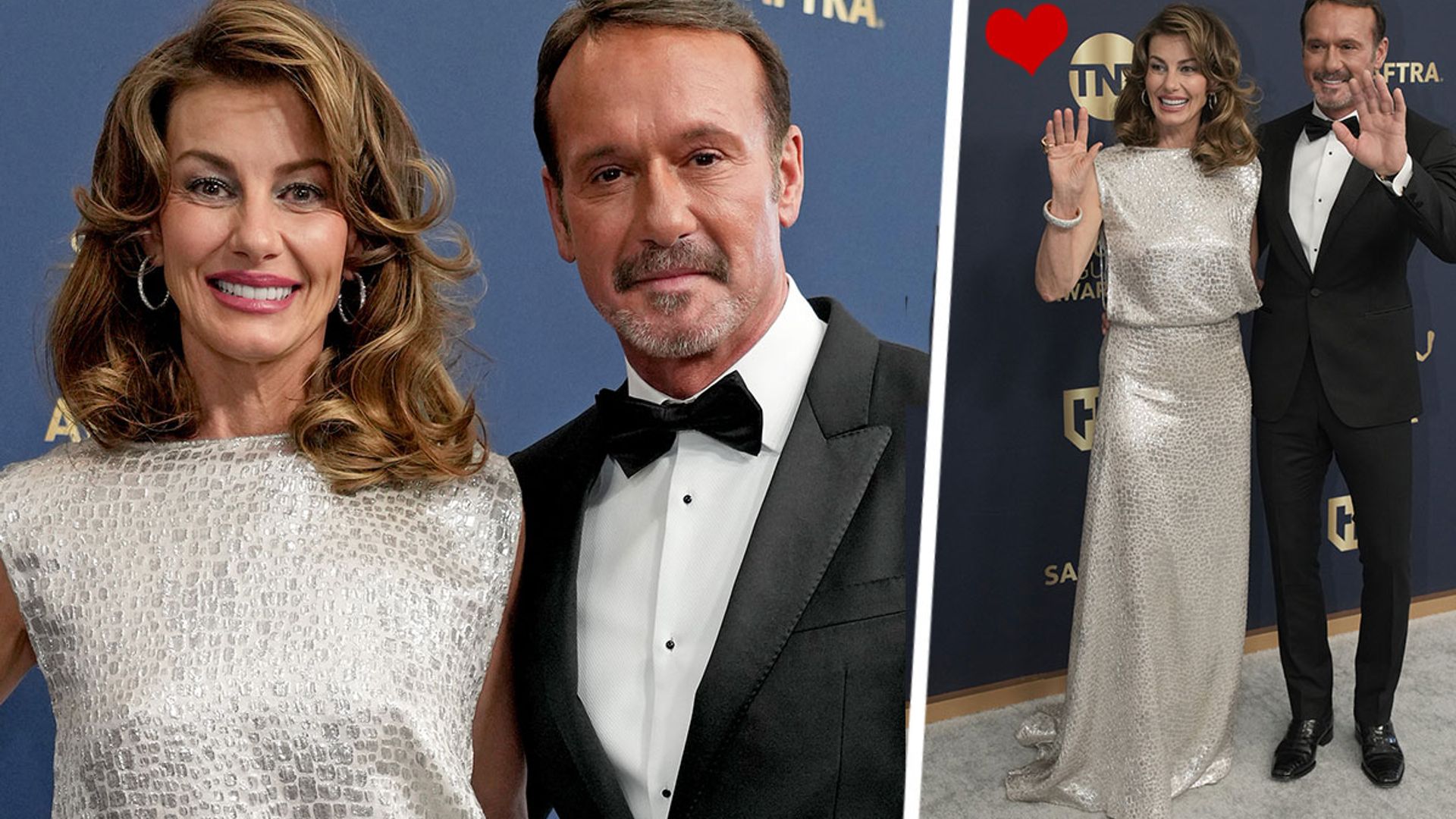 Faith Hill and Tim McGraw look so in love during rare appearance at the SAG Awards