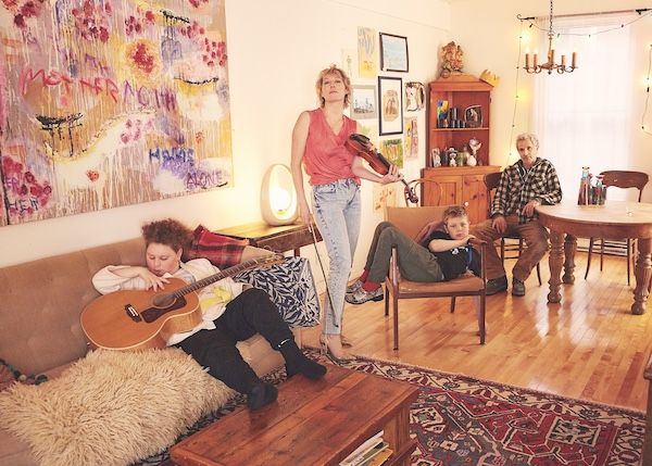 Martha Wainwright and her family at home in Montreal