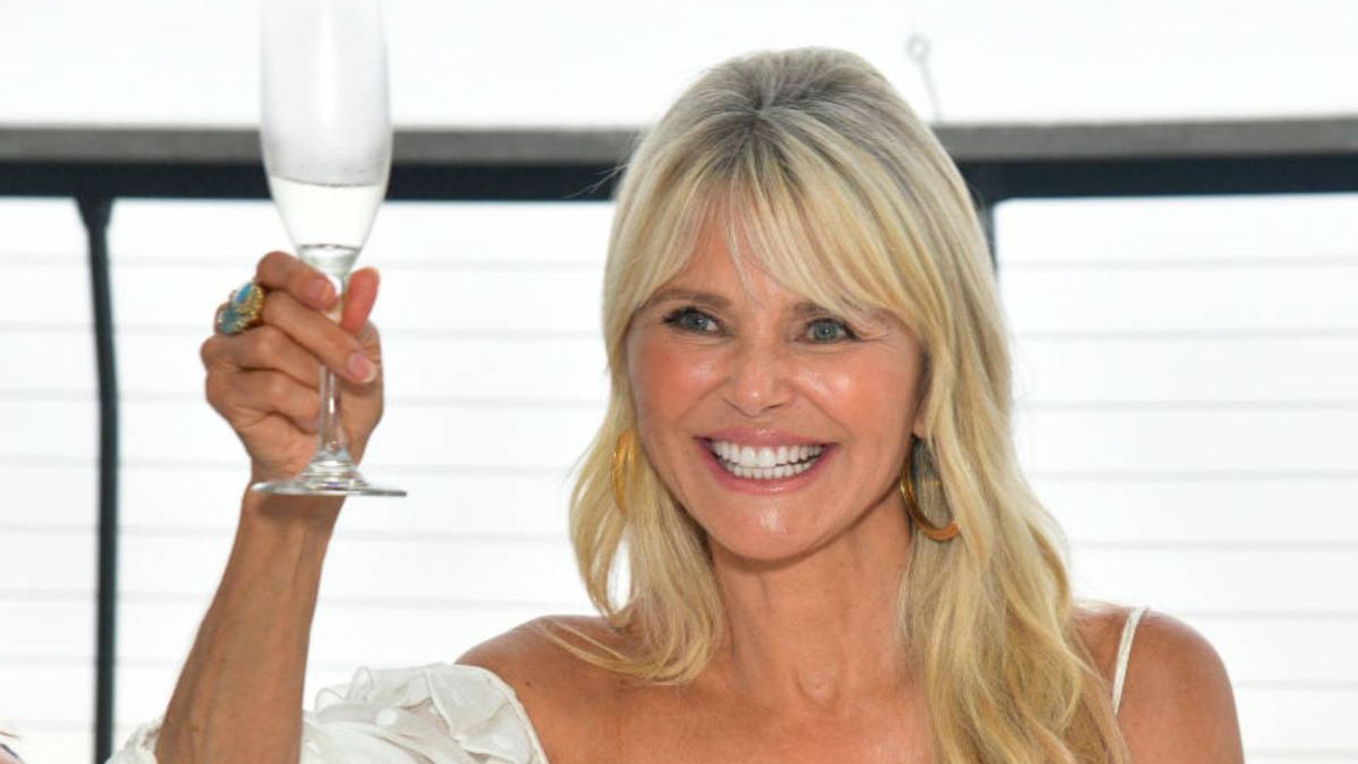 Christie Brinkley celebrates love with beachside photos ahead of friend's nuptials