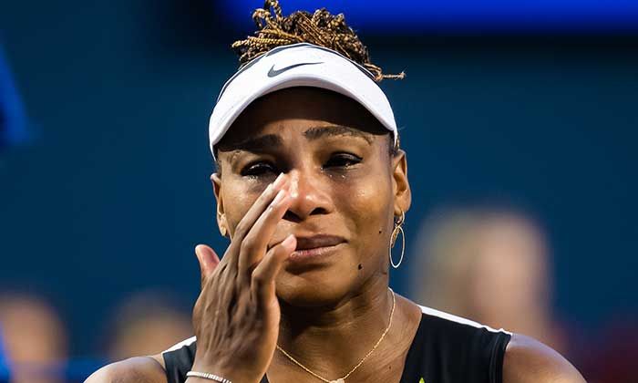 Serena Williams left emotional after crushing defeat following retirement news