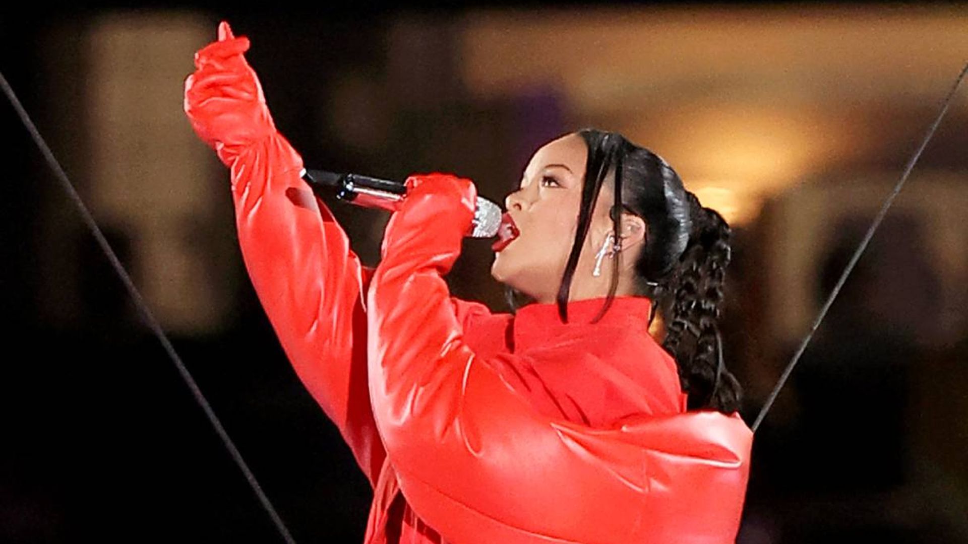 Rihanna announces she is expecting second child with A$ap Rocky during  Super Bowl Halftime Show | HELLO!