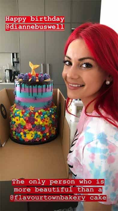 Dianne-Buswell-birthday-cake