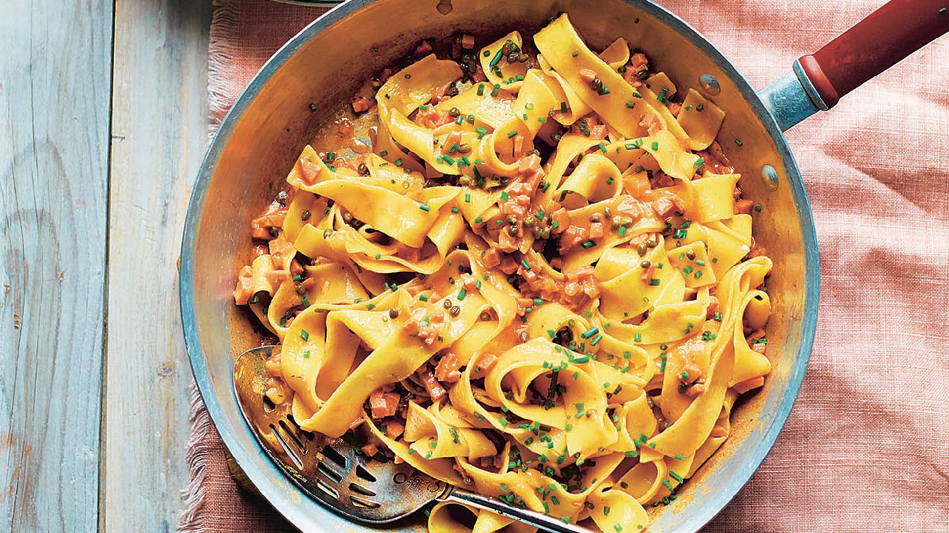 If you love comfort food then you will love this smoked sausage stroganoff with an Italian twist