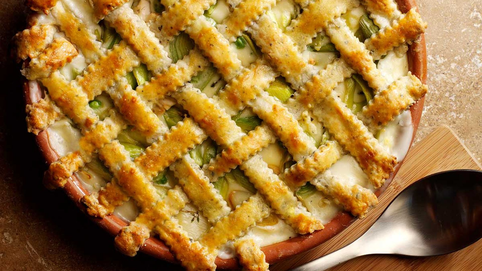 You need to try this game-changing chicken and leek pie recipe with a modern twist
