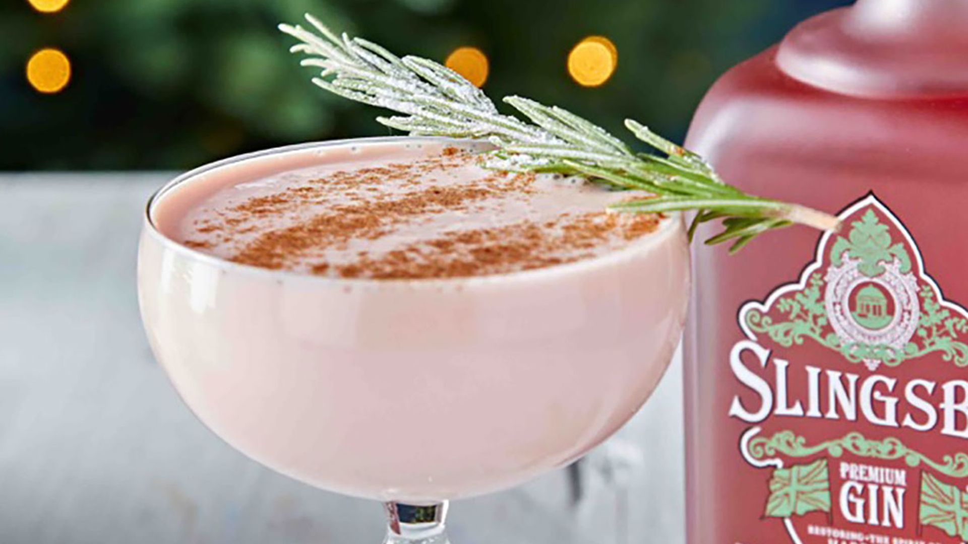 This spiced rhubarb and cream cocktail is set to be a huge Christmas hit!